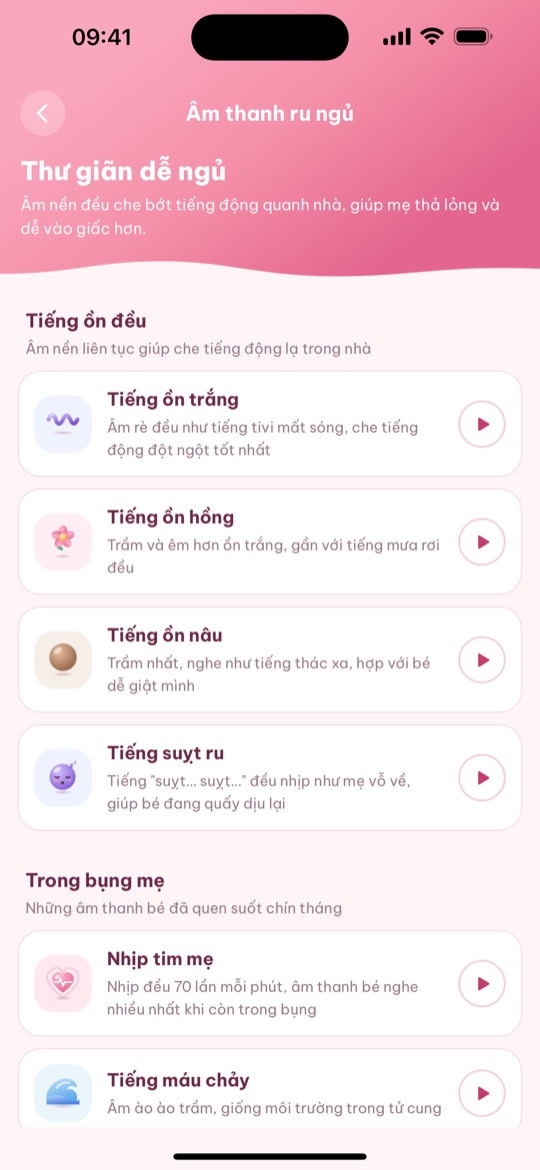Âm thanh ru ngủ