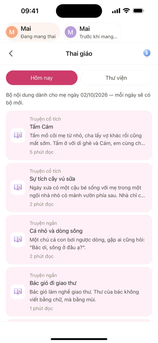 Thư viện thai giáo